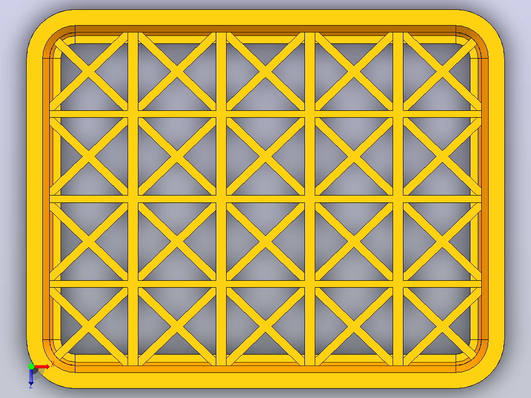 电池套俯视图