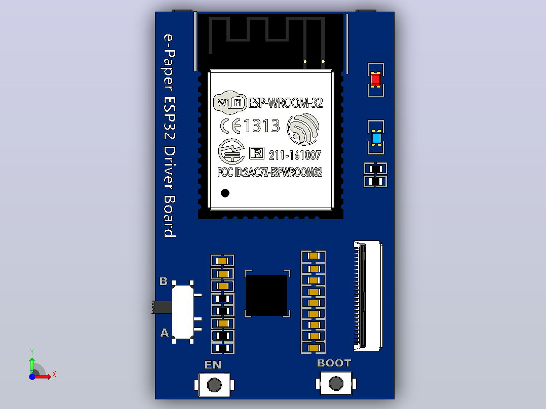 电子纸Esp32 -驱动板前视图