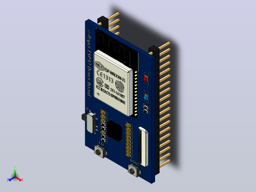 电子纸Esp32 -驱动板正等轴测缩略图