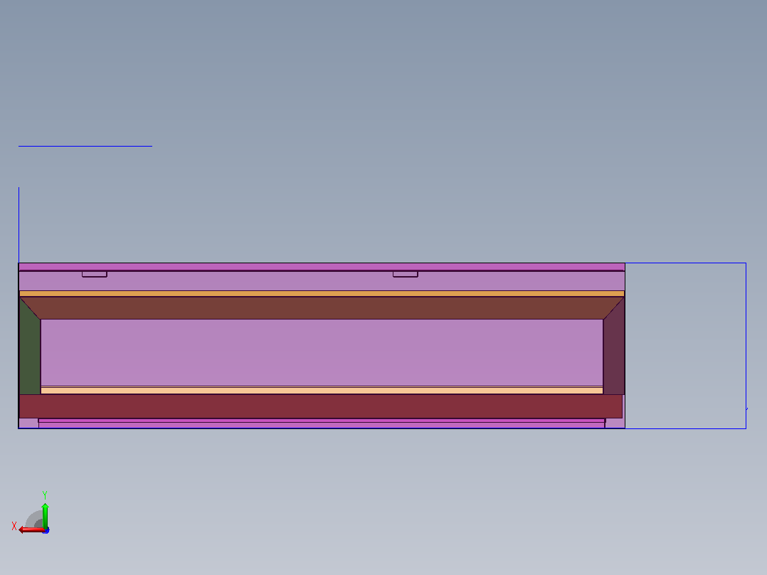 格林豪泰方型烟罩1465X650X400后视图