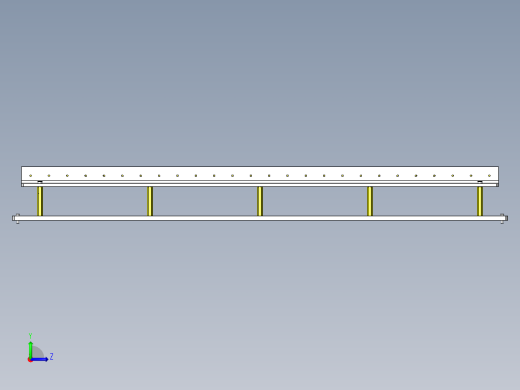 两级滑动组件左视缩略图