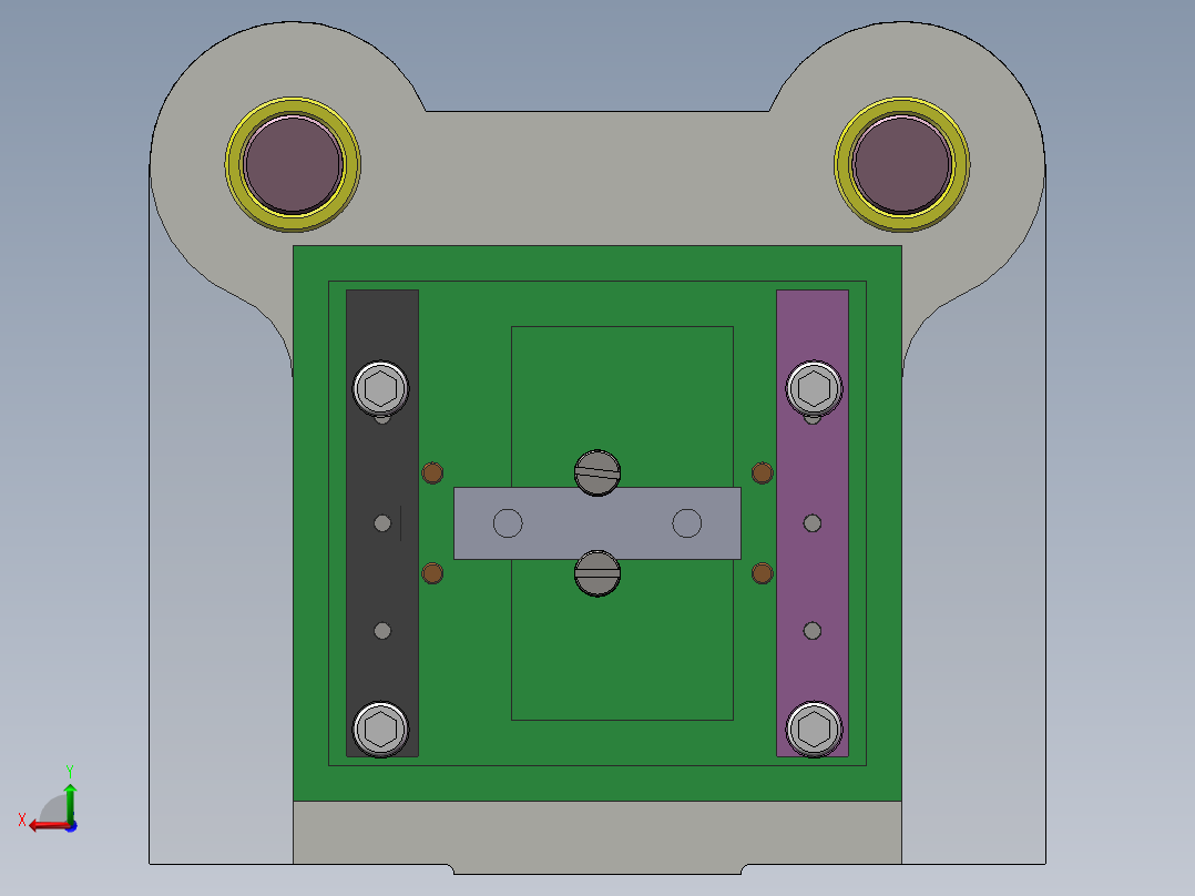 Z型零件冲压弯曲模具设计含CAD图纸SolidWorks150后视图