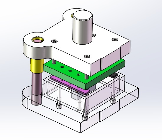 Z型零件冲压弯曲模具设计含CAD图纸SolidWorks150