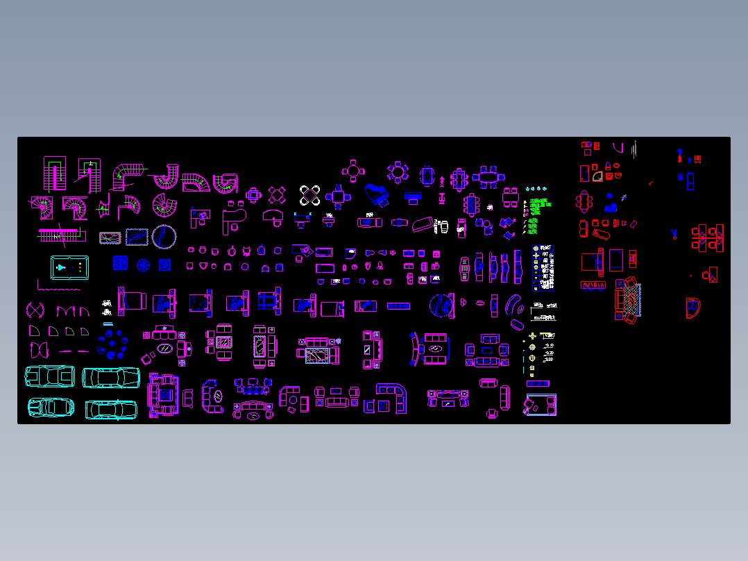 常用室内CAD图块1