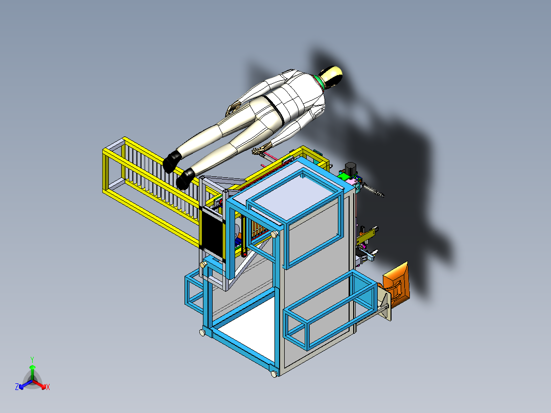 全自动按钮装配机3D模型