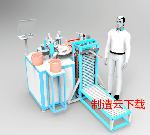 全自动按钮装配机3D模型缩略图