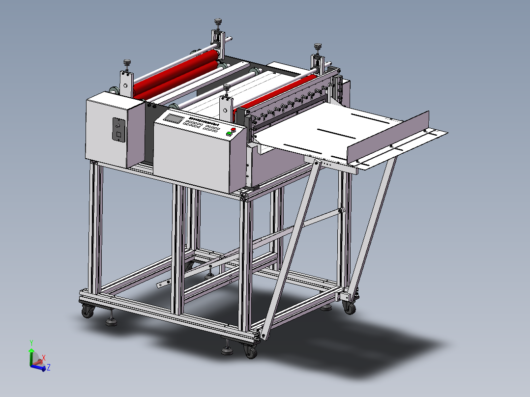 自动裁切机 3D图纸