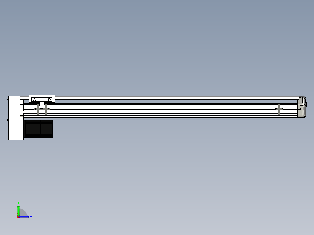 Toyo东佑达直线模组-ETH13-800-BM-200W左视图