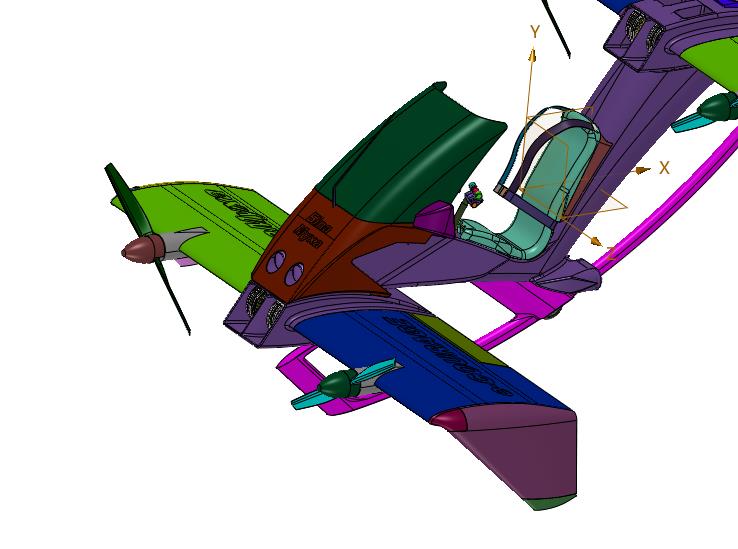 微型载人飞行单人通勤摩托车