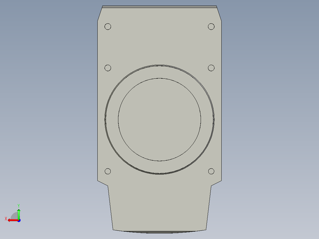 基恩士MD-V9620_H_kc图纸模型后视图