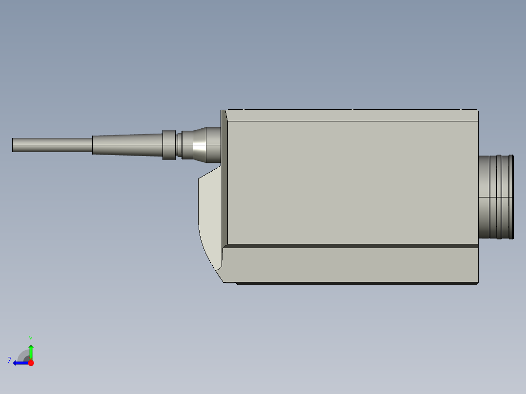 基恩士MD-V9620_H_kc图纸模型右视图