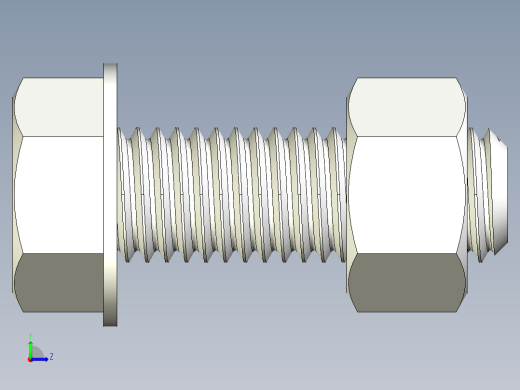 螺栓和六角螺母-5 8 - 11 UNC左视缩略图