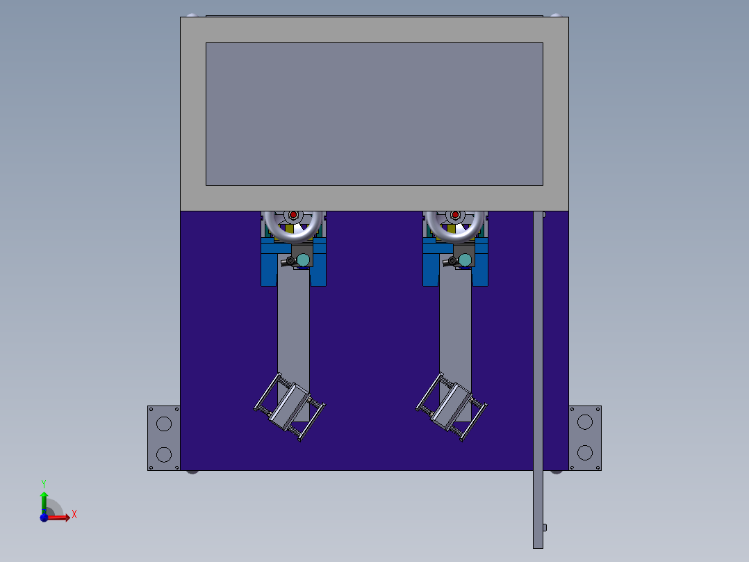 差压检测设备前视图