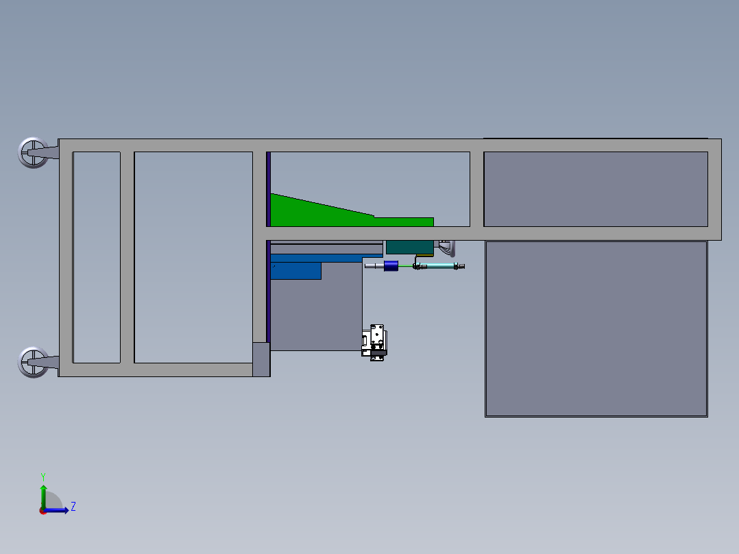 差压检测设备左视图