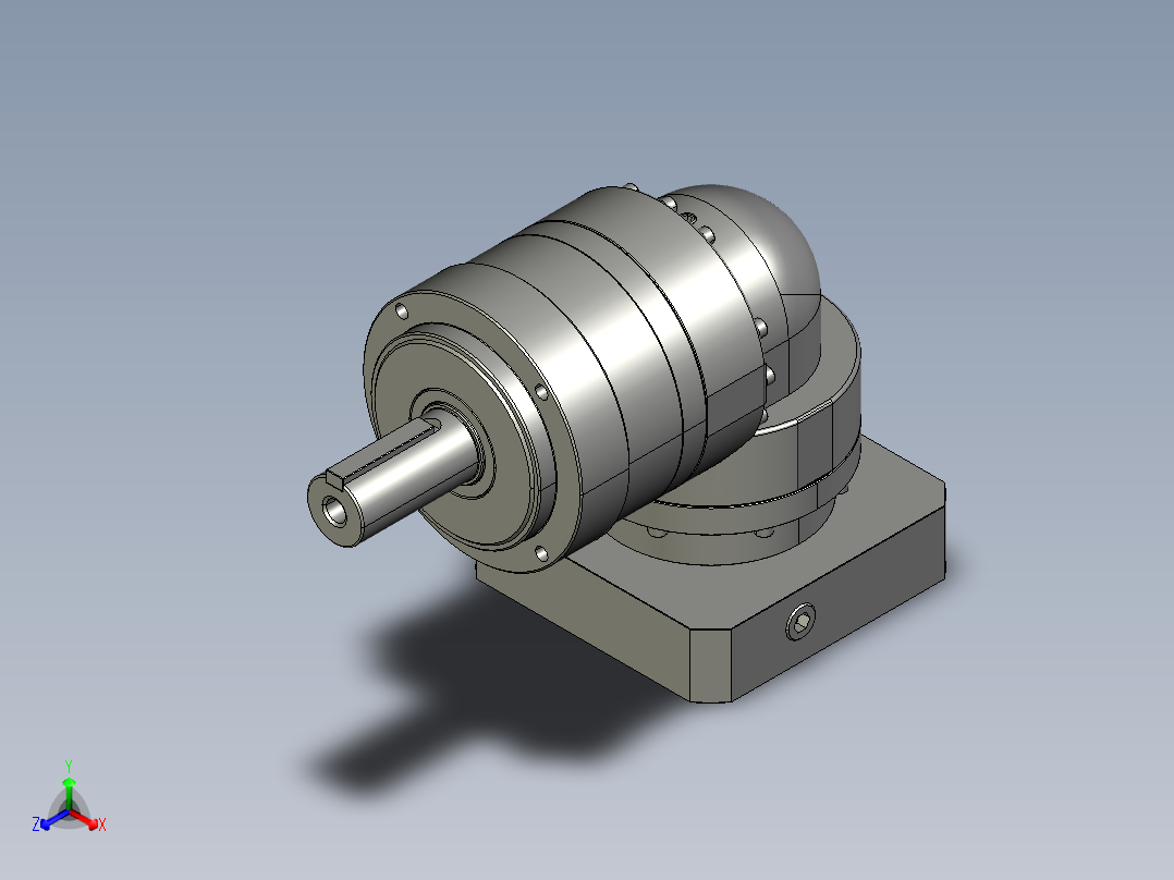 多摩川行星减速机TLR-155-L1-35KA35（45度）主视图