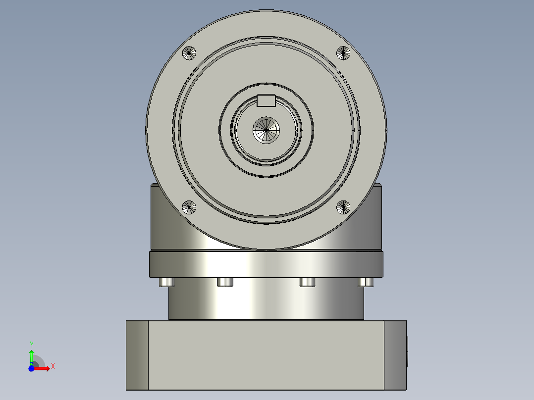 多摩川行星减速机TLR-155-L1-35KA35（45度）前视图