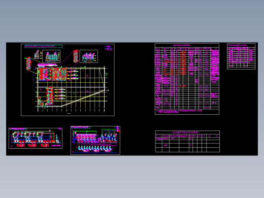 新钢构SC车间钢平台及设备设施平面布局及分散胶磨砂磨工段设备和黄源胶调配剪切复配工段设备工艺流程图