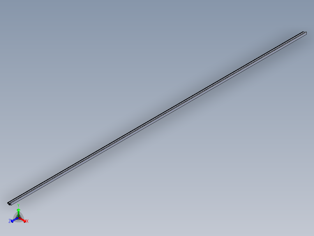 型材-BR PROTECTIVE PANE PROFILE PART A 3842524025.STEP主视图