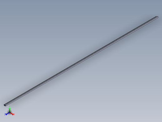 型材-BR PROTECTIVE PANE PROFILE PART A 3842524025.STEP正等轴测缩略图