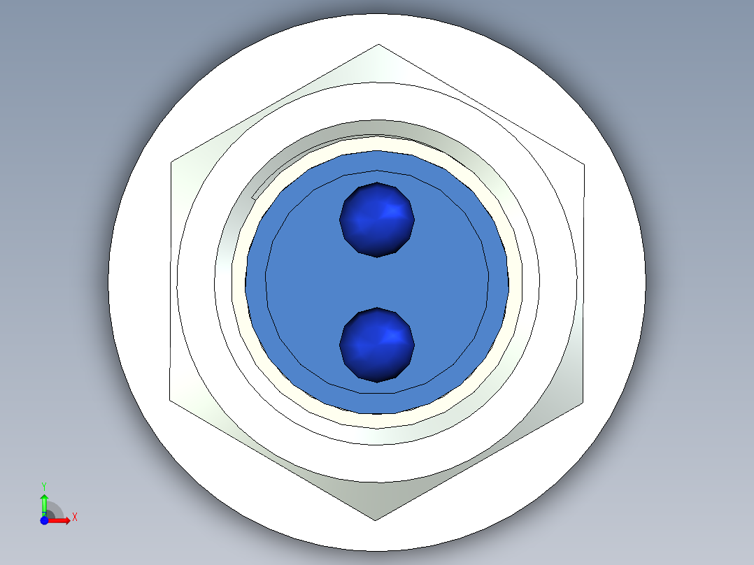 M12 E12-DS20扩散式光电传感器前视图