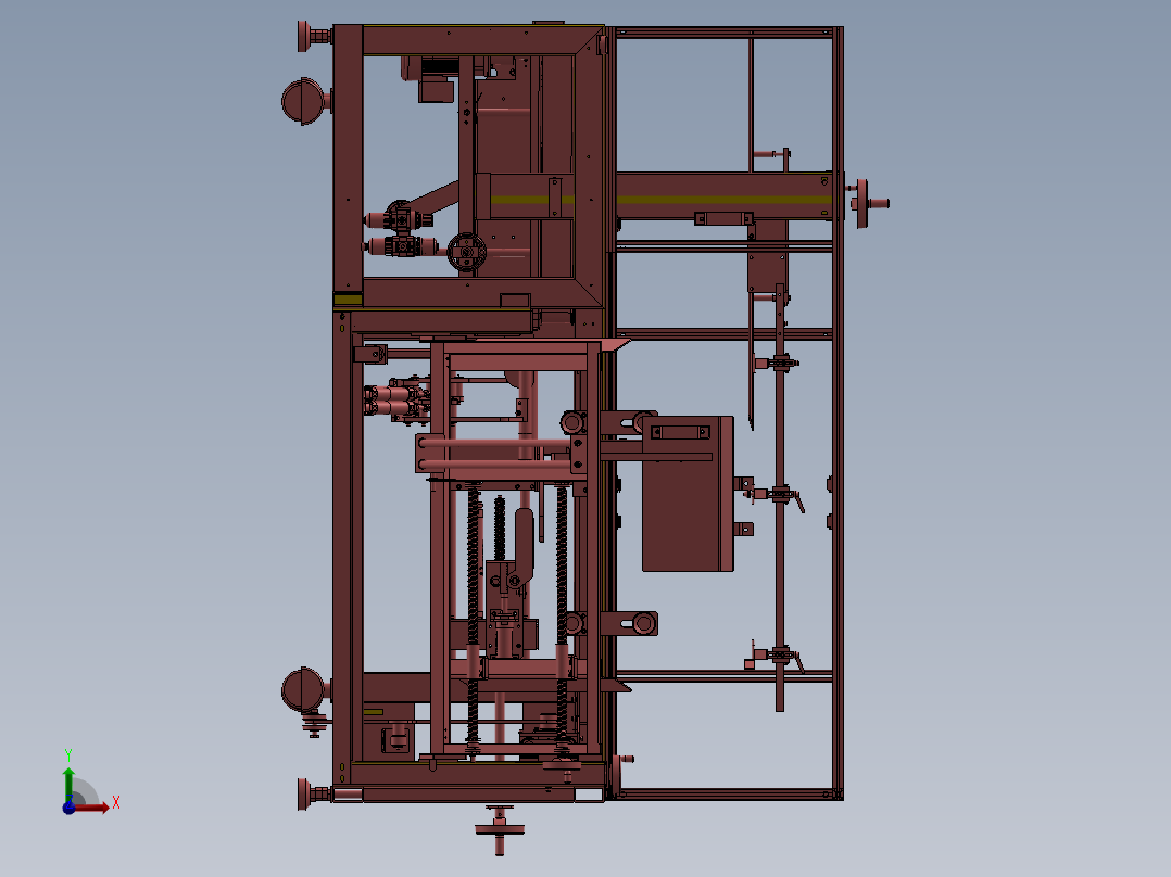 开箱机总装配体A[B]前视图