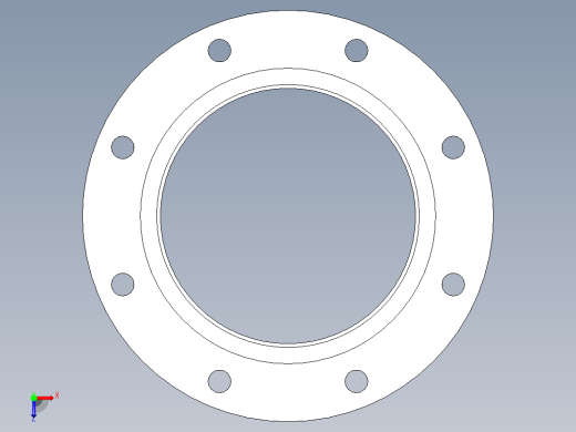 CPVC管件26-Sch80_Flange Vanstone_SOC_9854-080_8in俯视缩略图