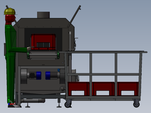 工业洗箱机自动化流水线前视缩略图