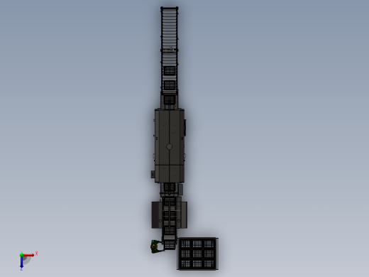 工业洗箱机自动化流水线俯视缩略图