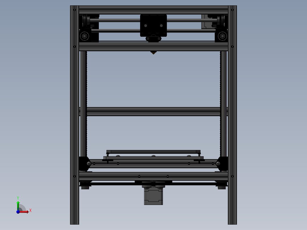 XYZ平台移动设备前视图