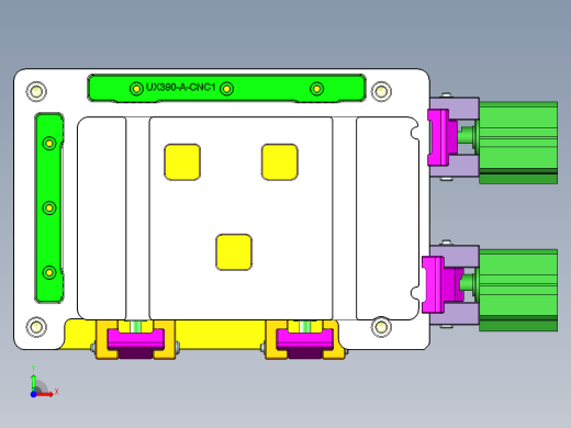 UX390-A-CNC1笔记本CNC工装夹具三维模型-0305前视缩略图