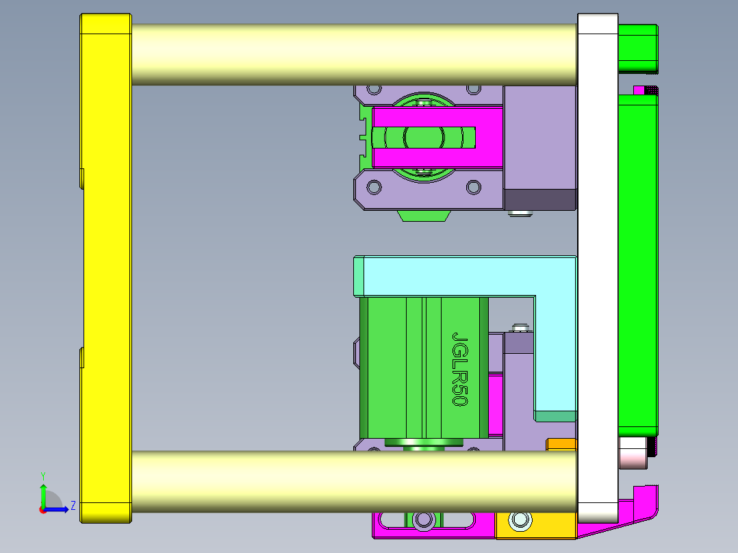 UX390-A-CNC1笔记本CNC工装夹具三维模型-0305左视图