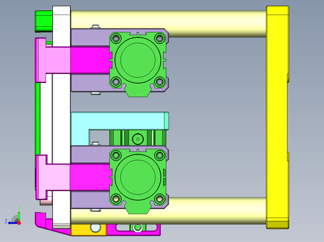 UX390-A-CNC1笔记本CNC工装夹具三维模型-0305右视图