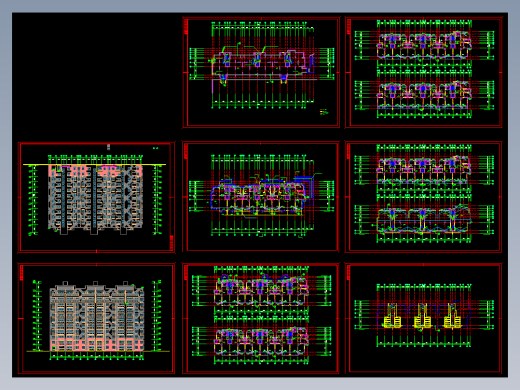 小高层住宅楼建筑图