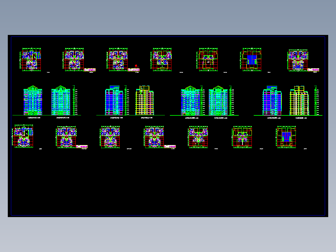 小高层户型平面图