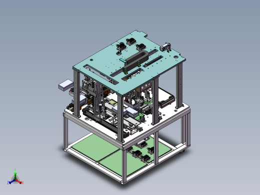 半自动包装机sw18可编辑正等轴测缩略图