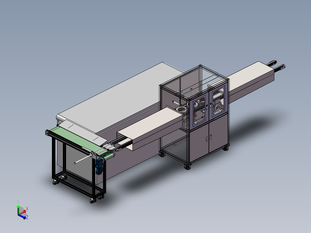 已生产设备自动喷涂设备sw18可编辑+工程图+bom）