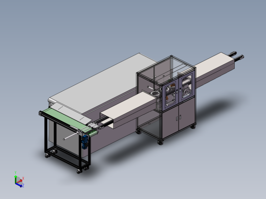 已生产设备自动喷涂设备sw18可编辑+工程图+bom）
