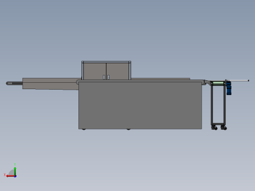 已生产设备自动喷涂设备sw18可编辑+工程图+bom）后视缩略图