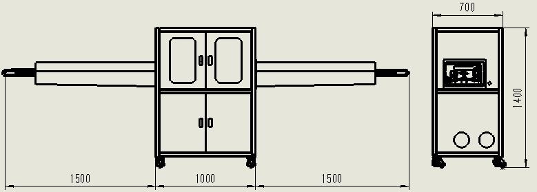 已生产设备自动喷涂设备sw18可编辑+工程图+bom）