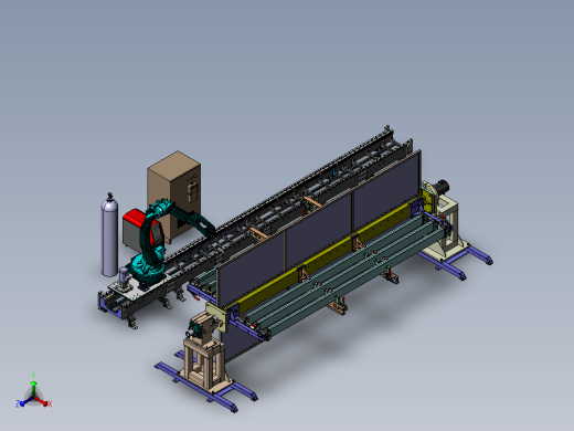 自动化焊接机器人岗位方案sw20正等轴测缩略图