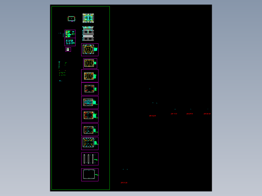 车机电脑外壳冲压切角模具设计图