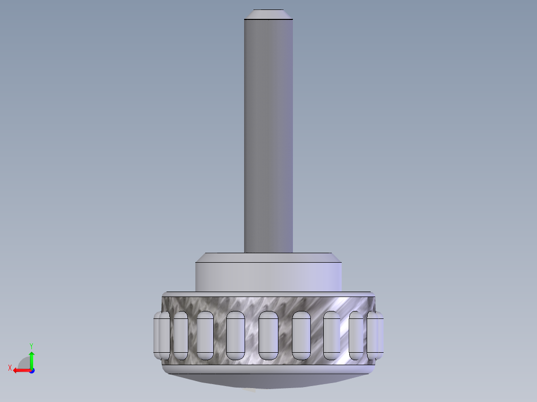 直纹把手(B型) M5×2501后视图
