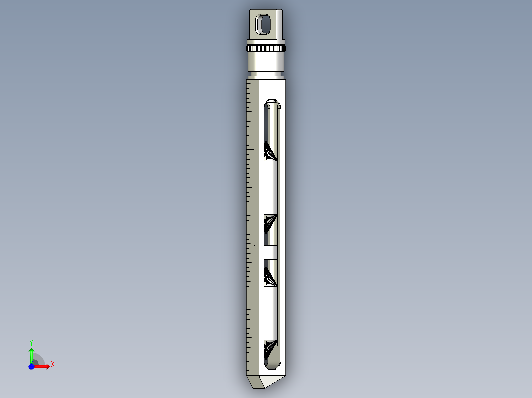 立方英尺前视图