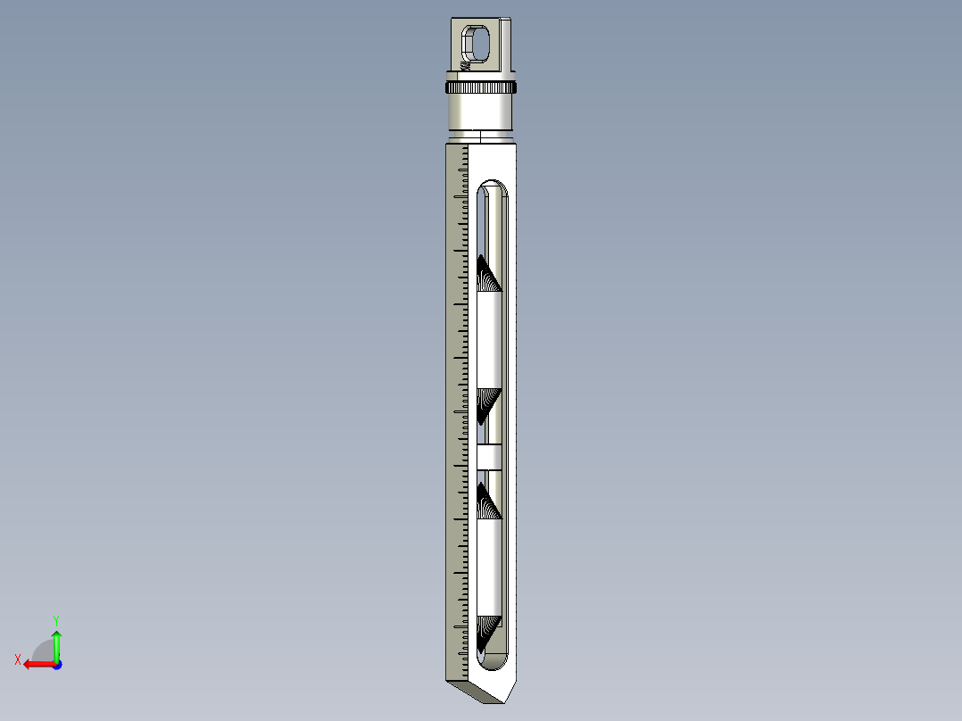 立方英尺后视图