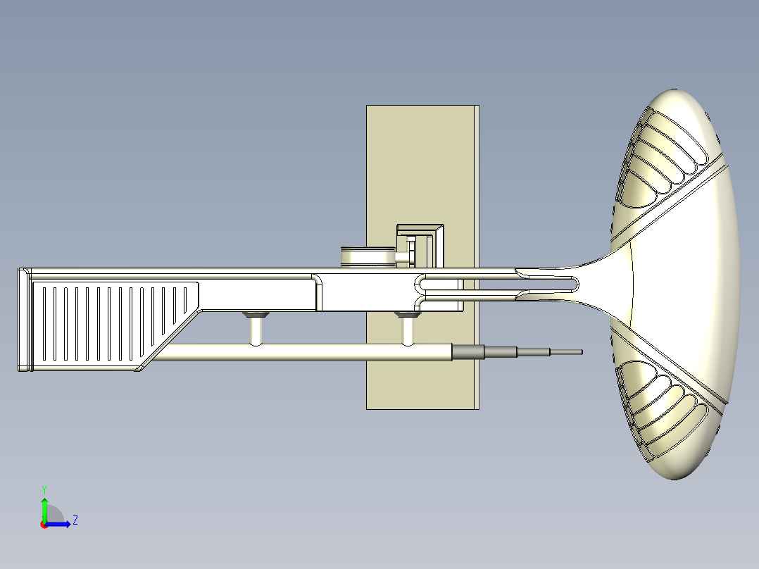 智能监测站左视图