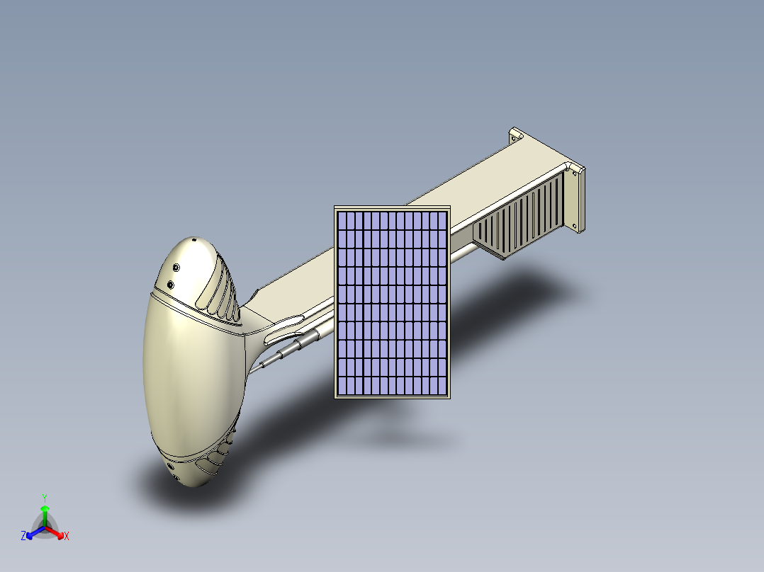 智能监测站正等轴测图