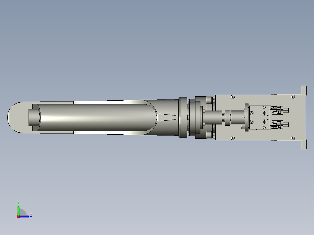 TH1-四轴A0-E000_机械手模组A0_包膜机左视图