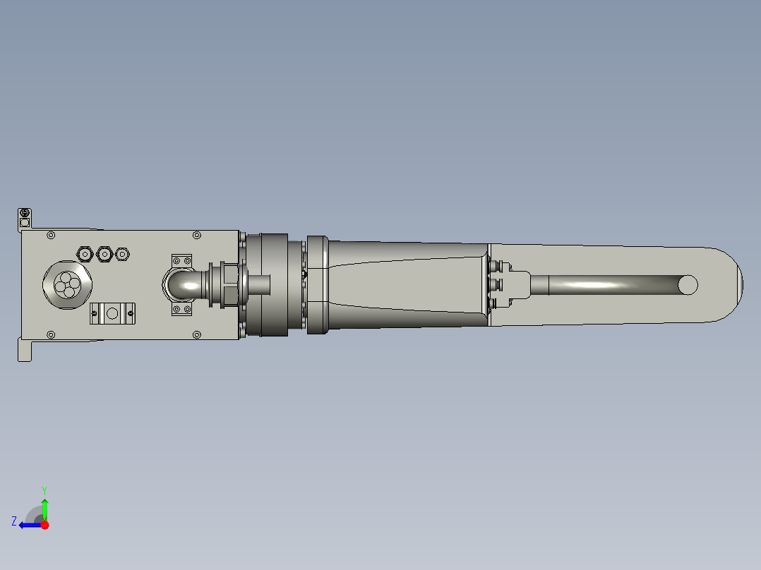 TH1-四轴A0-E000_机械手模组A0_包膜机右视图