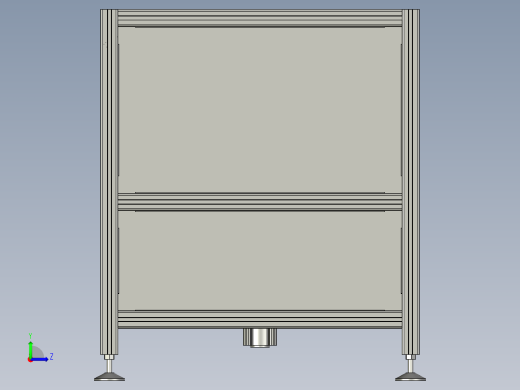 连续式垂直输送升降机左视缩略图