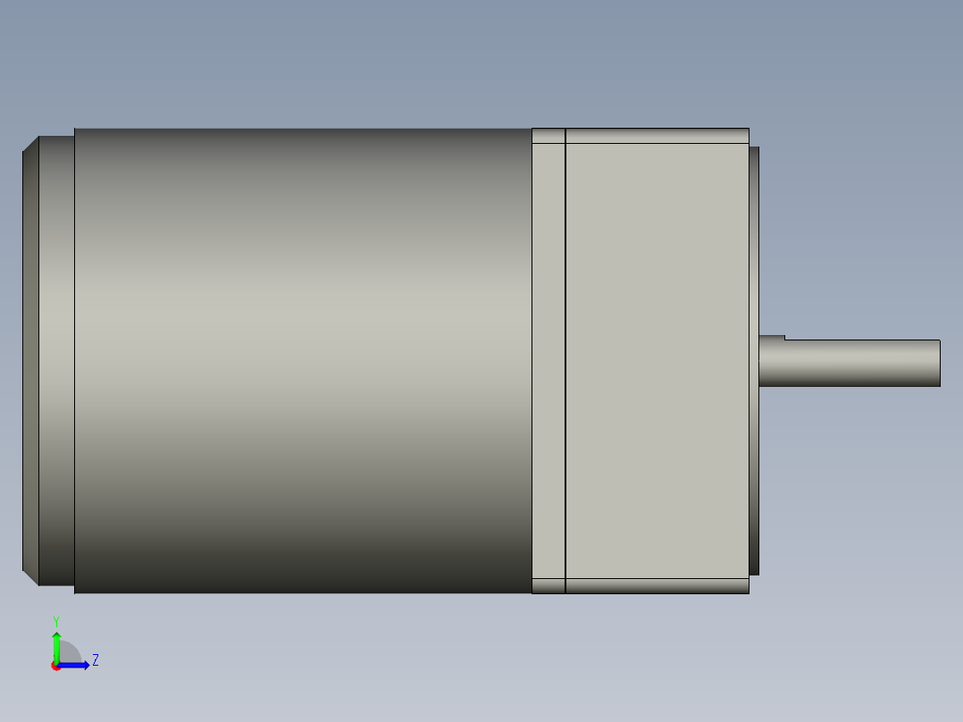 90mm-圆轴型_L60左视图